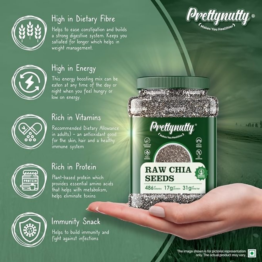 Pretty Nutty Chia Seeds | Grocsy