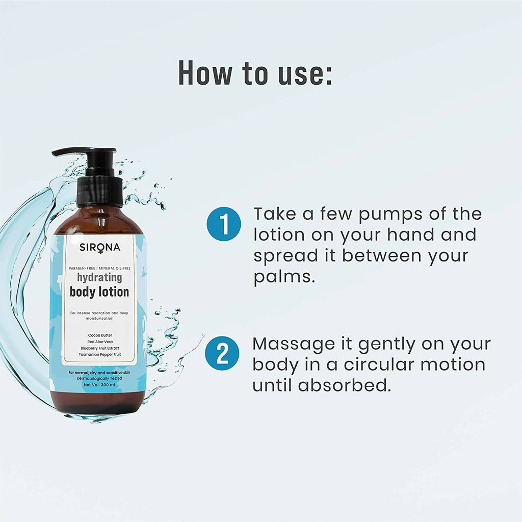 Sirona Blueberry Body Lotion for Intense Hydration | Grocsy