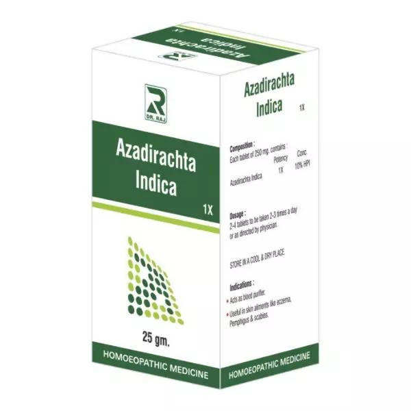 Dr. Raj Homeopathy Azadirachta Indica Tablets | Grocsy