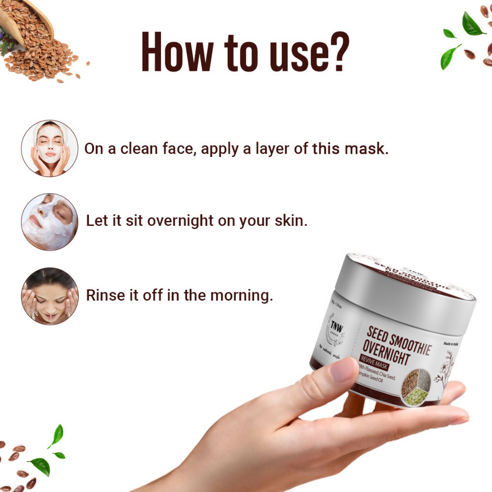 The Natural Wash Seed Smoothie Night Mask | Grocsy