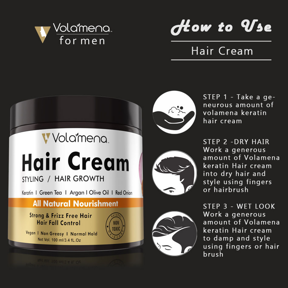 Volamena Onion and Argan Hair Cream | Grocsy