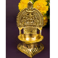 Spillbox Gold-Toned Brass Kamachi Diya Pooja Essential | Grocsy