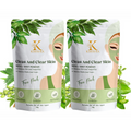 Kimayra Organic Neem + Mint Face Pack Powder For Clean & Clear Skin, Help In Reduce Pimple/Acne, Marks & Scars | Grocsy