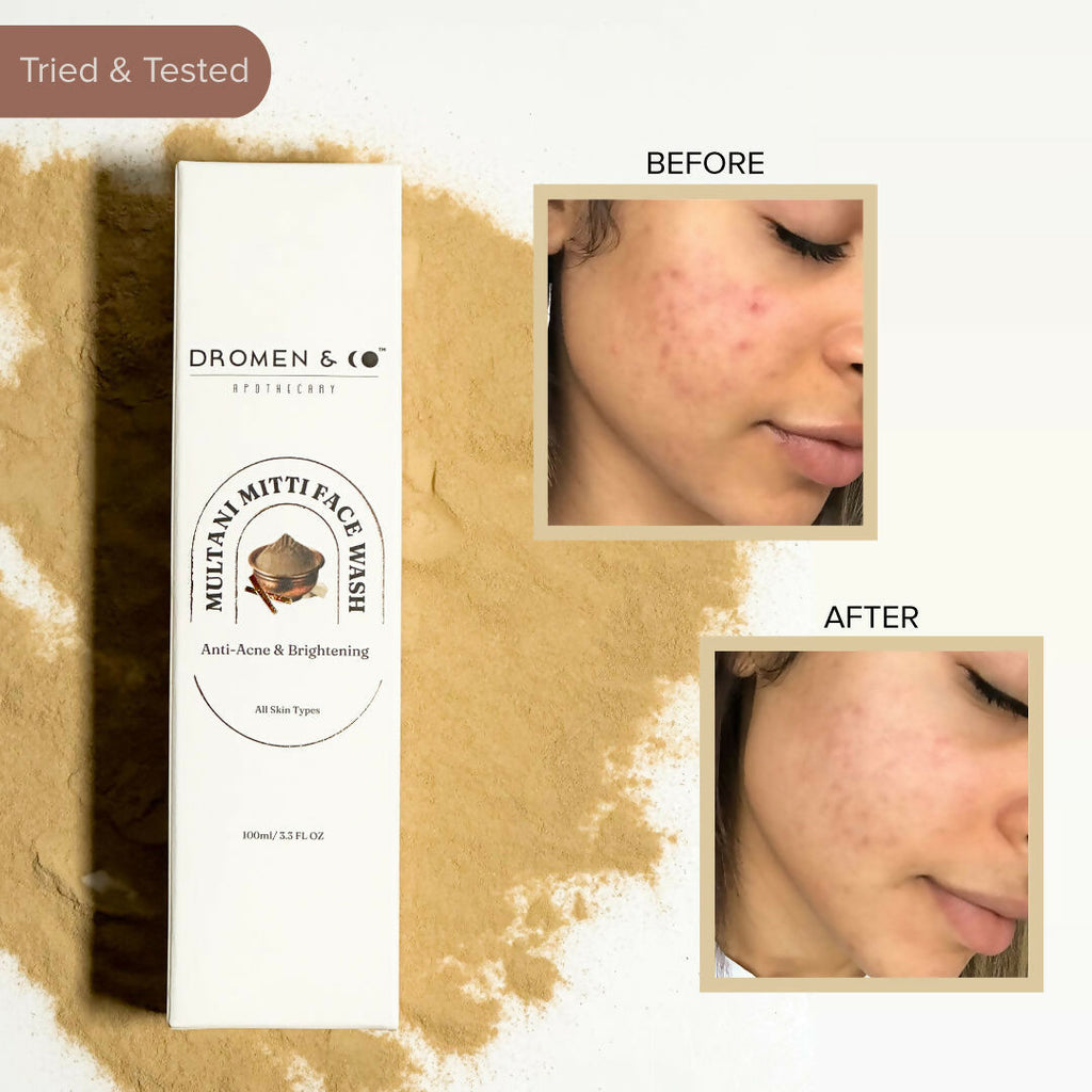 Dromen & Co Multani Mitti Face Wash | Grocsy