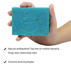 Soulflower Pure Tea Tree Handmade Soap | Grocsy