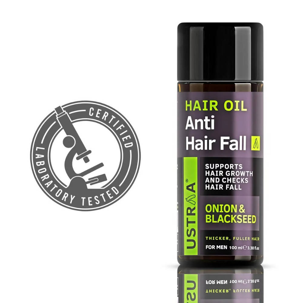 Ustraa Hair Oil Anti Hair Fall With Onion & Blackseed | Grocsy