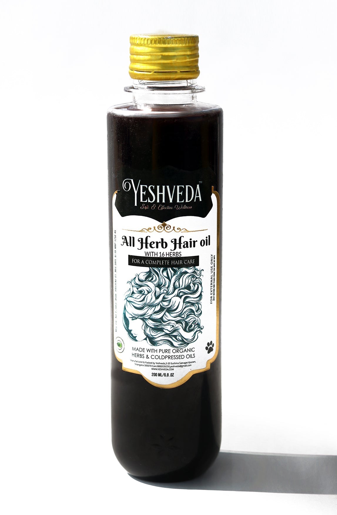 Yeshveda All Herb Hair Oil | Grocsy