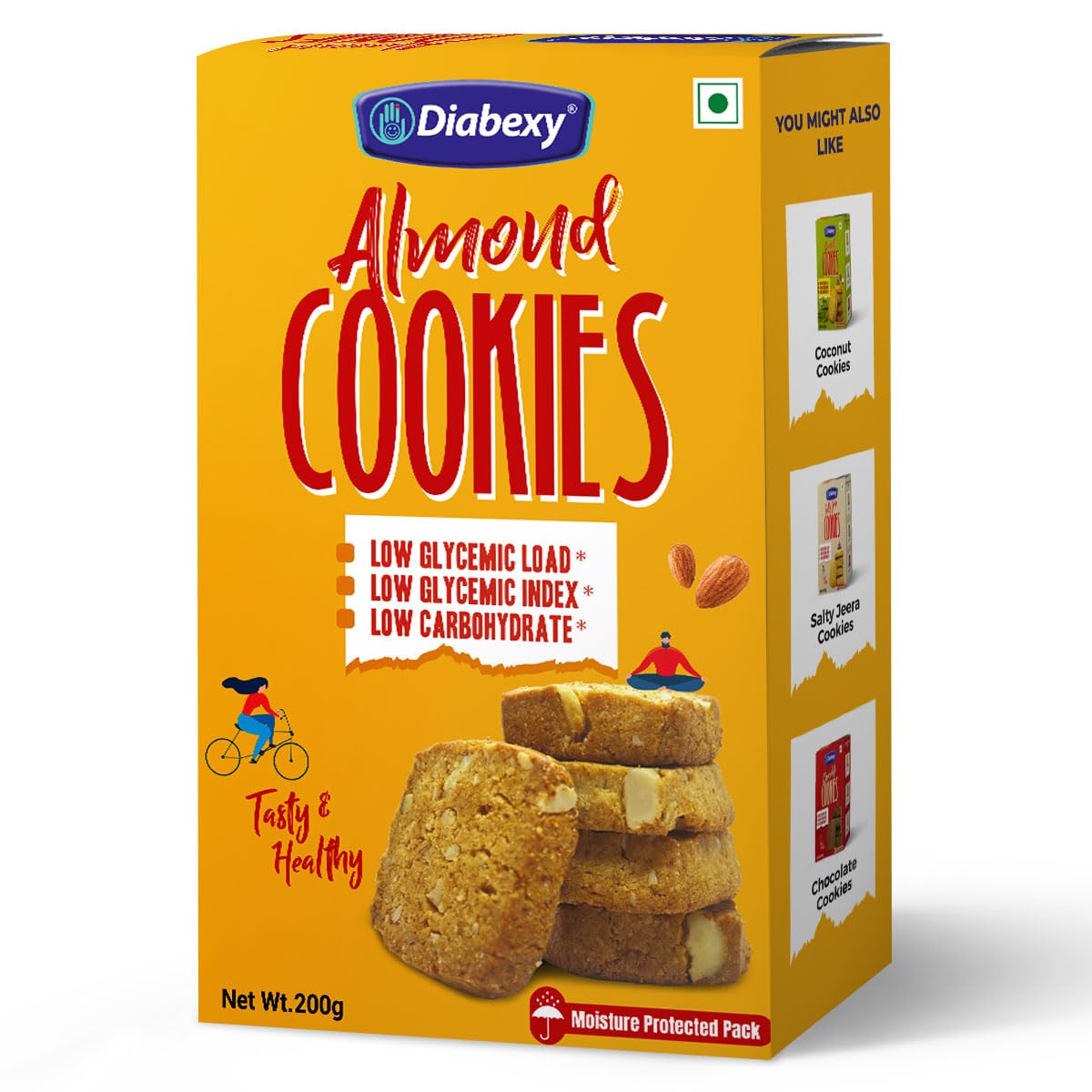 Diabexy Almond Cookies Sugar Control for Diabetes | Grocsy