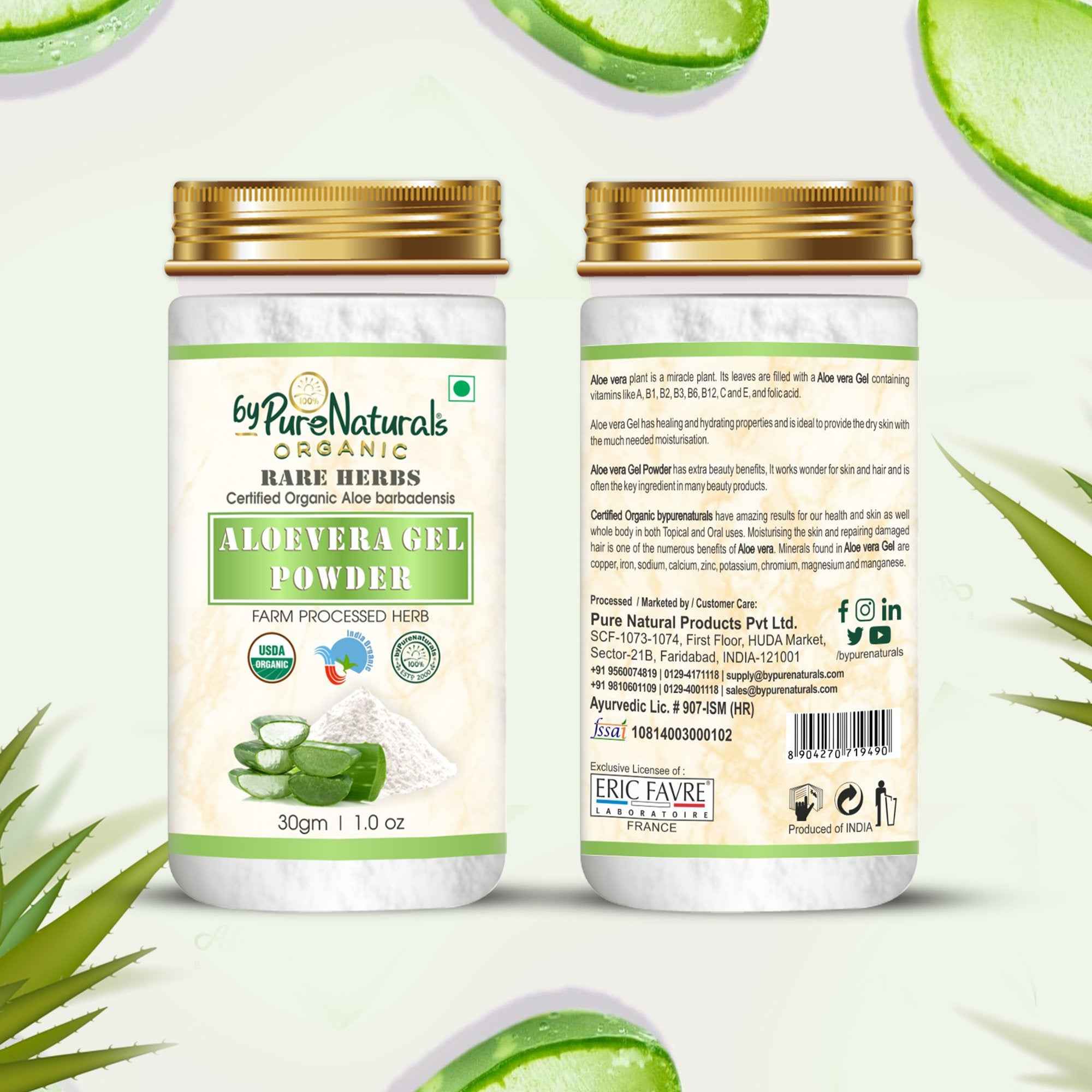 byPureNaturals Organic Aloevera Gel Powder | Grocsy