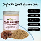 byPureNaturals Alsi Atta (Flaxseed Powder Flour) | Grocsy