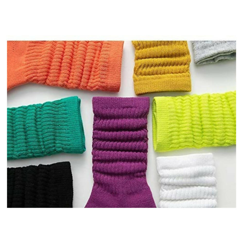 AHC Baby Boy Baby Girl Socks Full Length Plain Colors For Kids | Grocsy