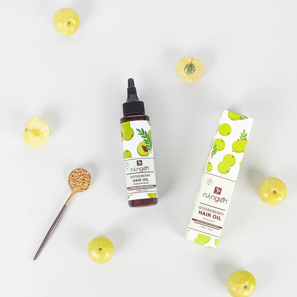 Ningen Gooseberry Hair Oil | Grocsy