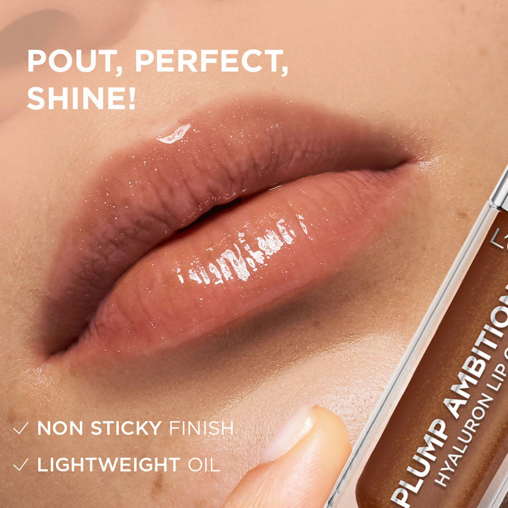 L'Oreal Paris Plump Ambition Hyaluron Lip Oil - 510 La Nuit Sparkle | Grocsy