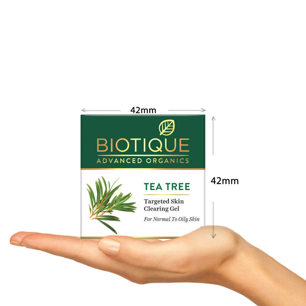 Biotique Advanced Organics Tea Tree Targeted Skin Clearing Gel | Grocsy