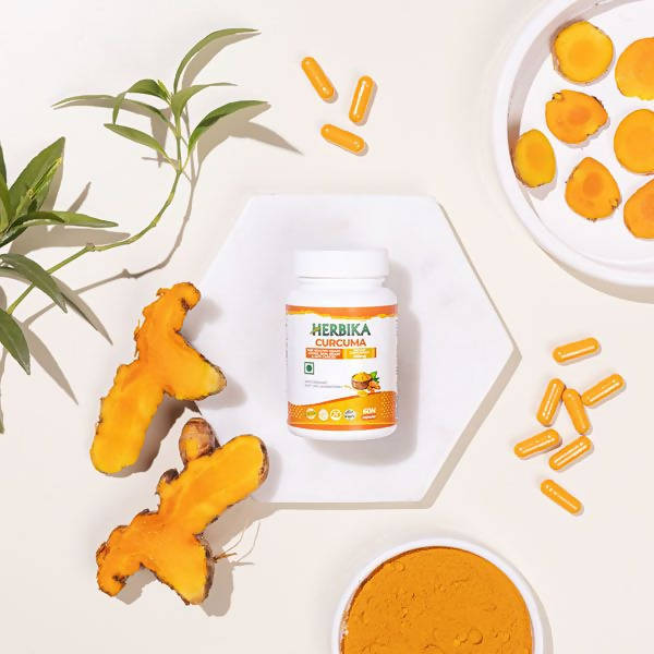 Herbika Curcuma Capsules | Grocsy