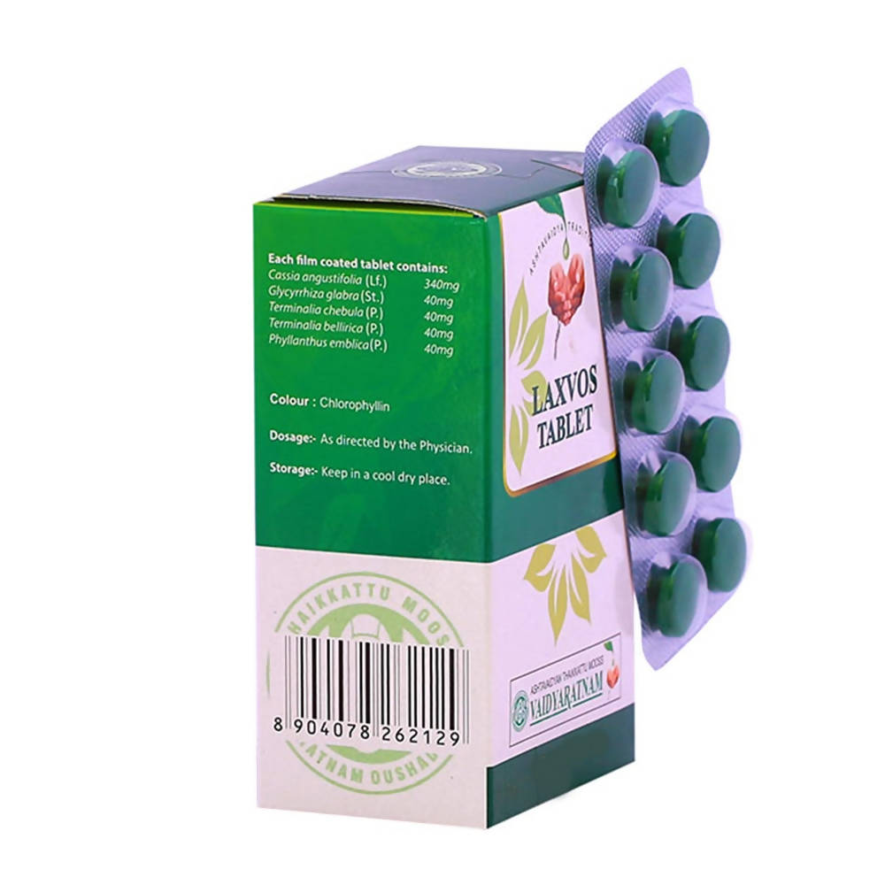 Vaidyaratnam Laxvos Tablets | Grocsy