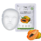 The Natural Wash Papaya Face Sheet Mask | Grocsy