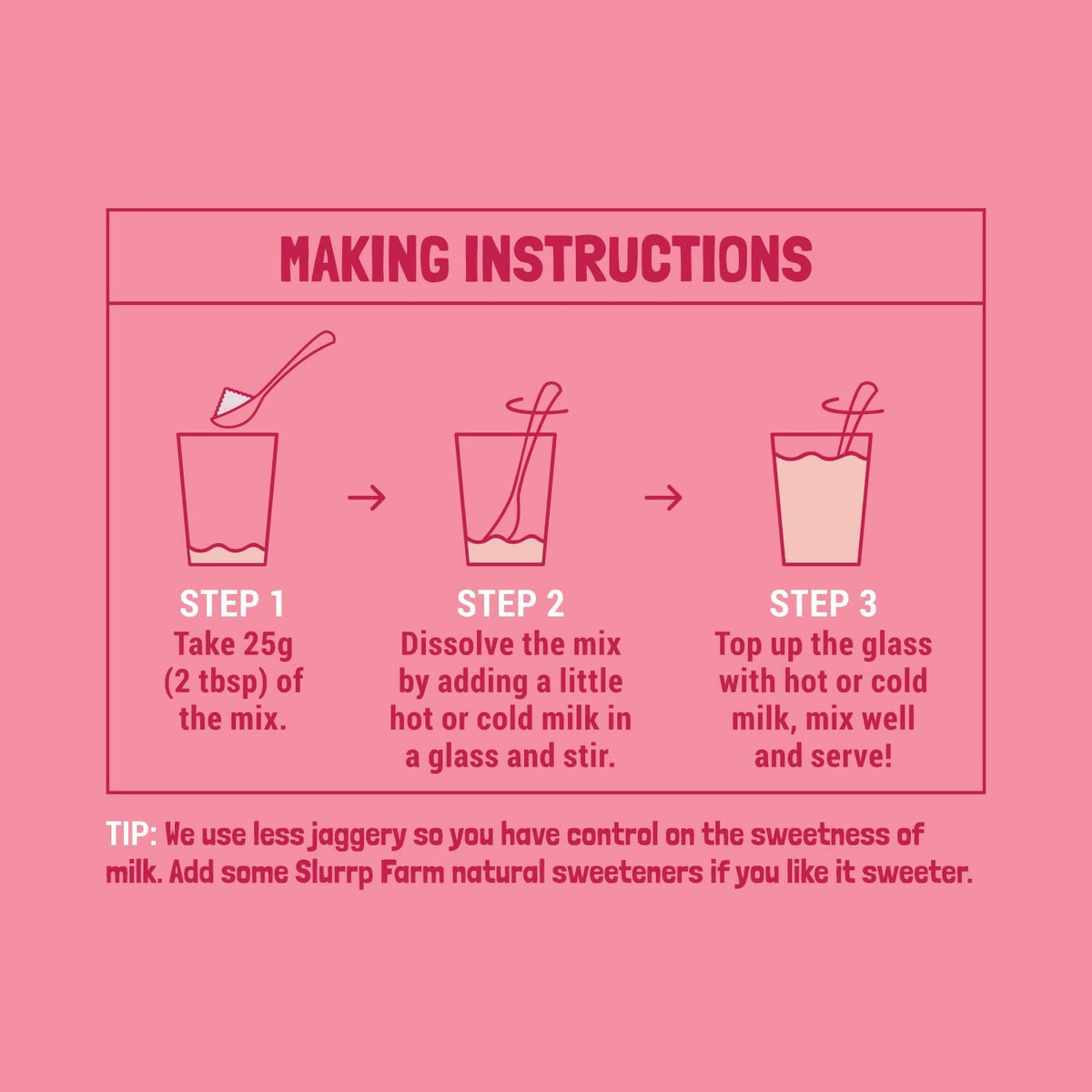 Slurrp Farm Berry Blast Milk Mix Sweetened with Jaggery Powder | Grocsy