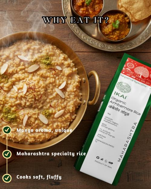 IKAI Organic Ambemore Rice | Grocsy