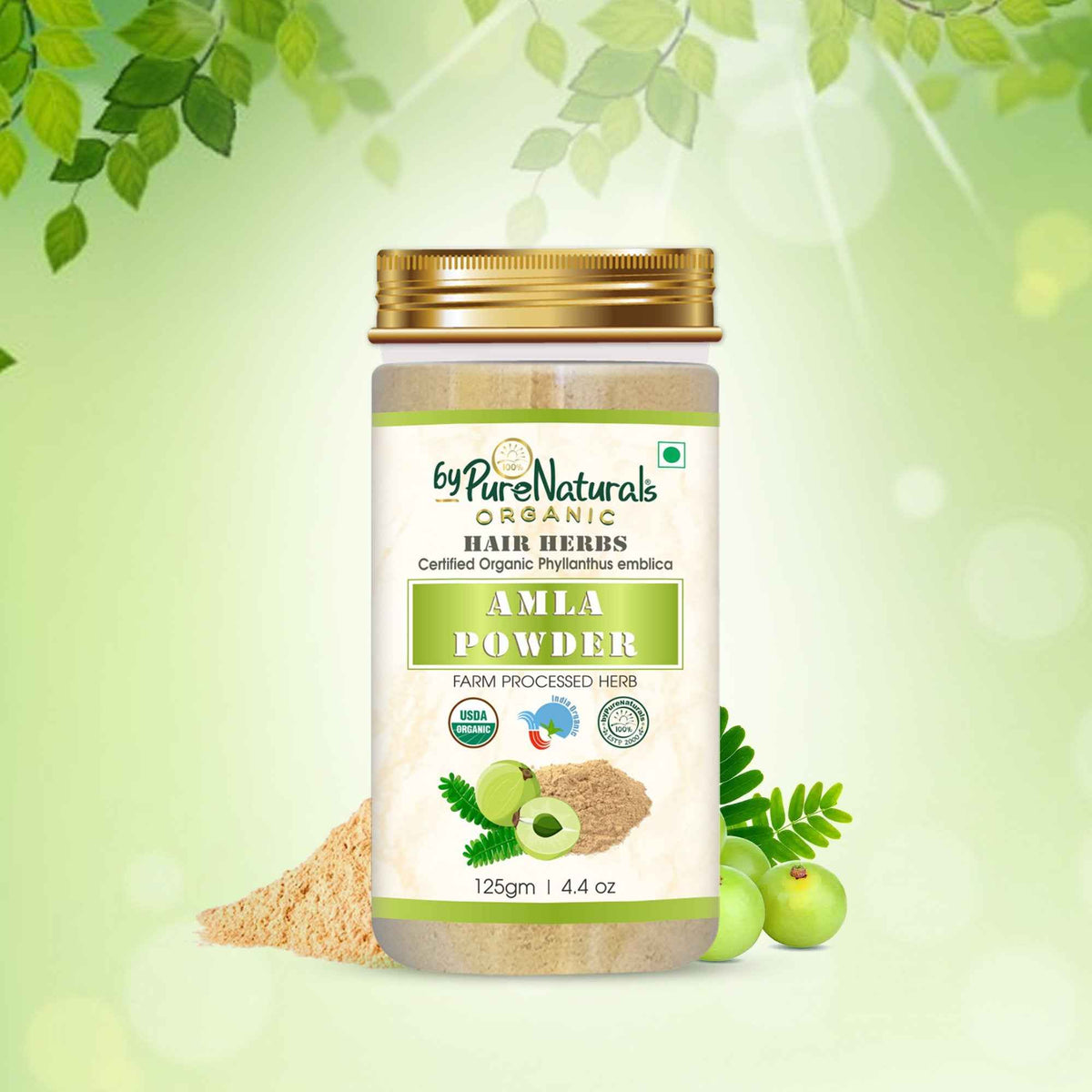 byPureNaturals Organic Amla Powder | Grocsy