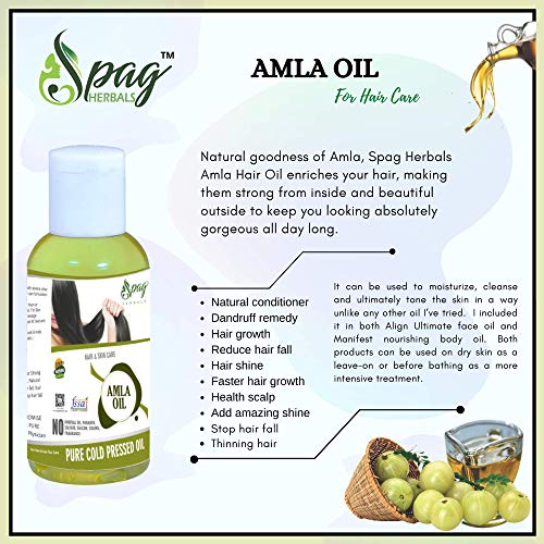 Spag Herbals Amla Oil For Hair & Skin Care | Grocsy