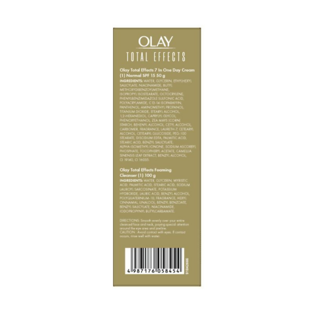 Olay Total Effects Gift Pack - Day Cream & Cleanser | Grocsy