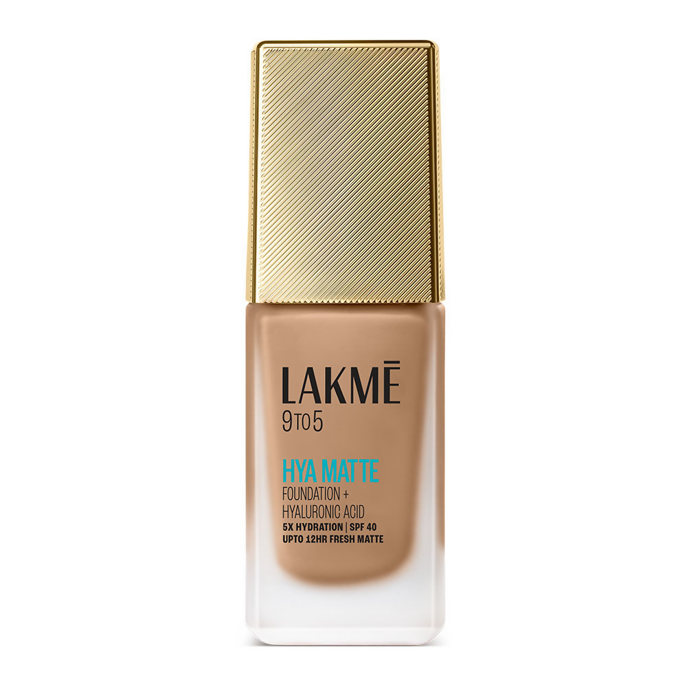 Lakme 9to5 Hya Matte Foundation + Hyaluronic Acid - Cool Walnut | Grocsy