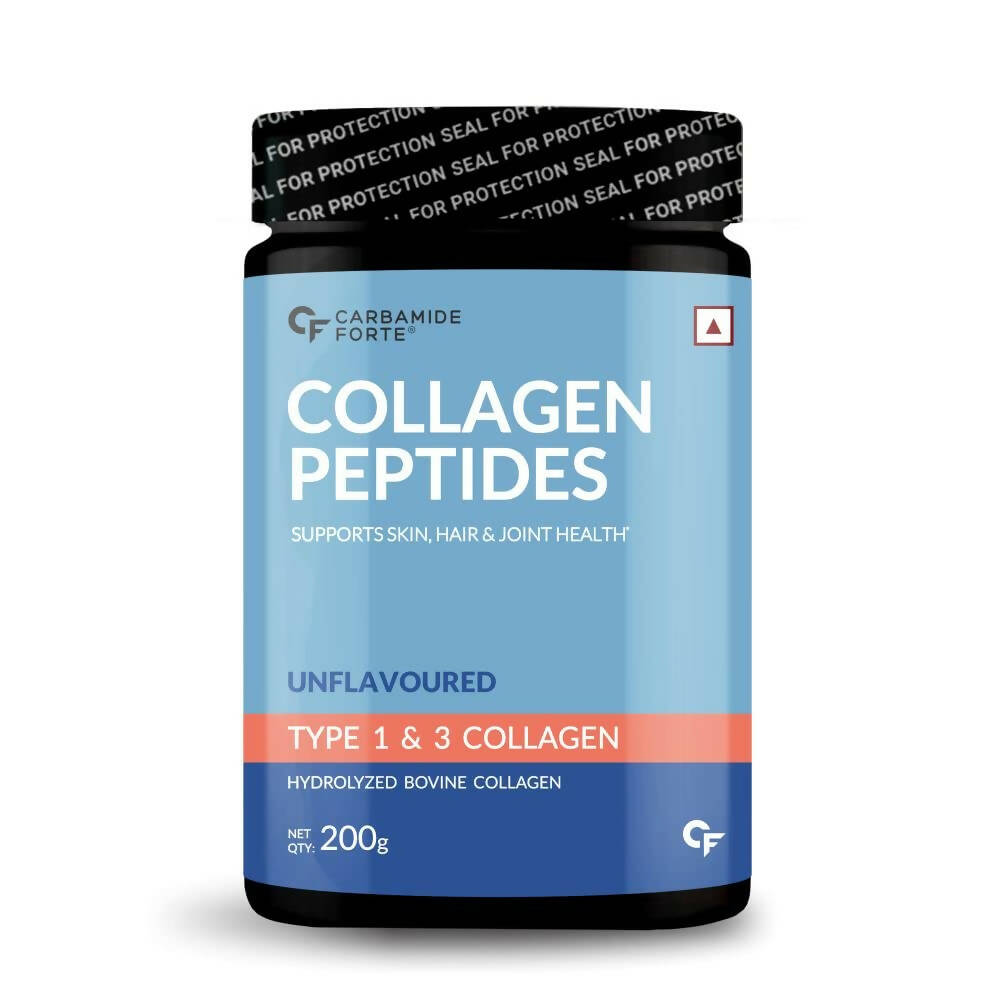 Carbamide Forte Hydrolyzed Collagen Powder with Type 1 & 3 Collagen Peptides | Grocsy