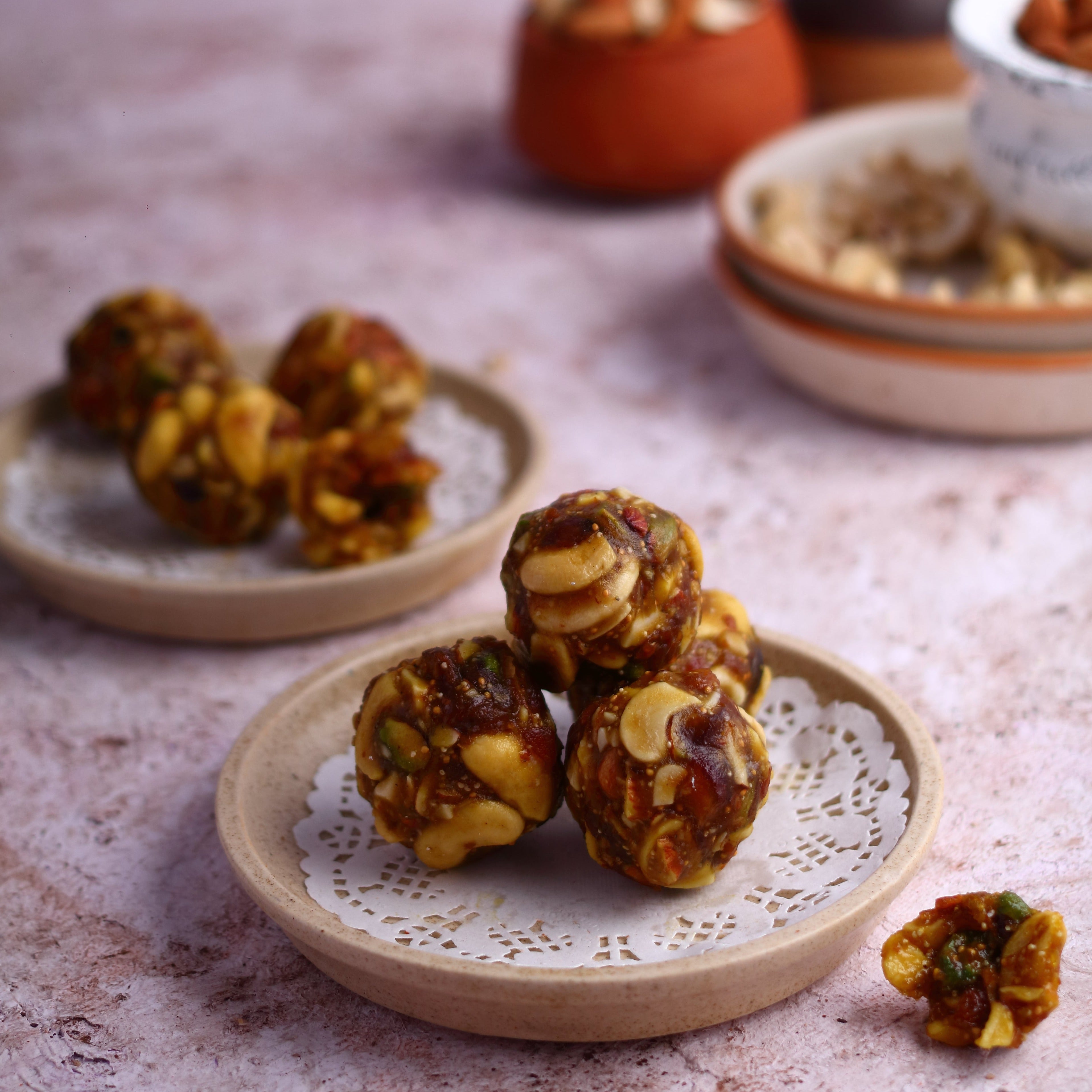 Almond House Anjeer Dryfruit Laddu | Grocsy