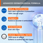 Uriage Depiderm Anti-Dark Spot Brightening Cleansing Foaming Cream With Vitamin C & Niacinamide | Grocsy
