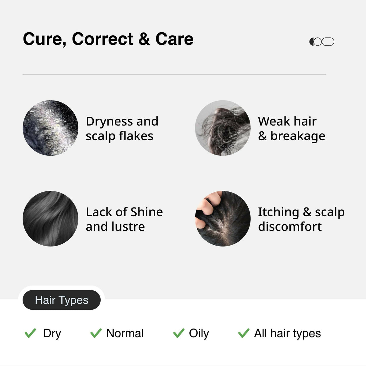 Cureskin Follicular Hair Oil - Nourishes & Strengthens with Biotin, Bhringraj and Coconut Hair Oil | Grocsy