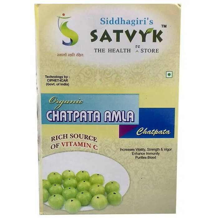 Siddhagiri's Satvyk Organic Amla Chatpata Candy | Grocsy