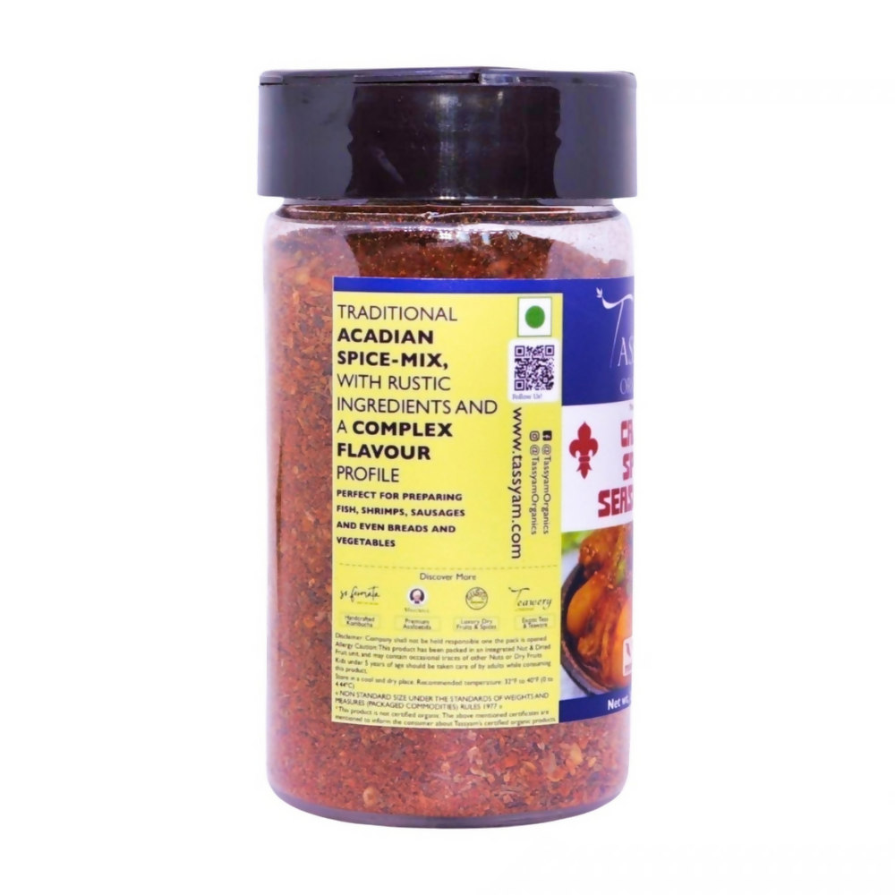 Tassyam Organics Cajun Spice Seasoning | Grocsy