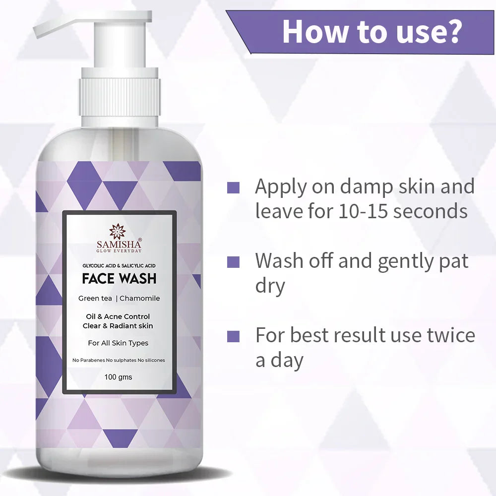 Samisha Acne Face Wash | Grocsy