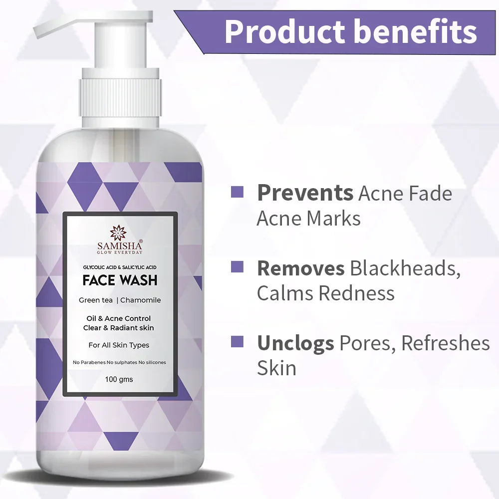 Samisha Acne Face Wash | Grocsy