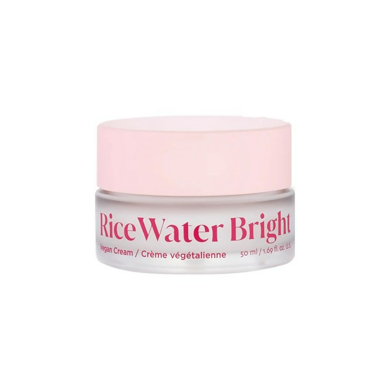 The Face Shop Rice Water Cream with Niacinamide & HA, Brightens Skin | Grocsy