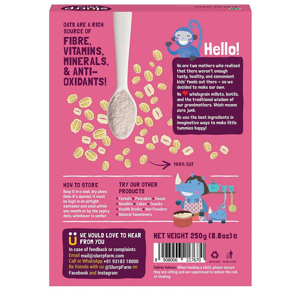 Slurrp Farm Oat Cereal For Little Ones | Grocsy