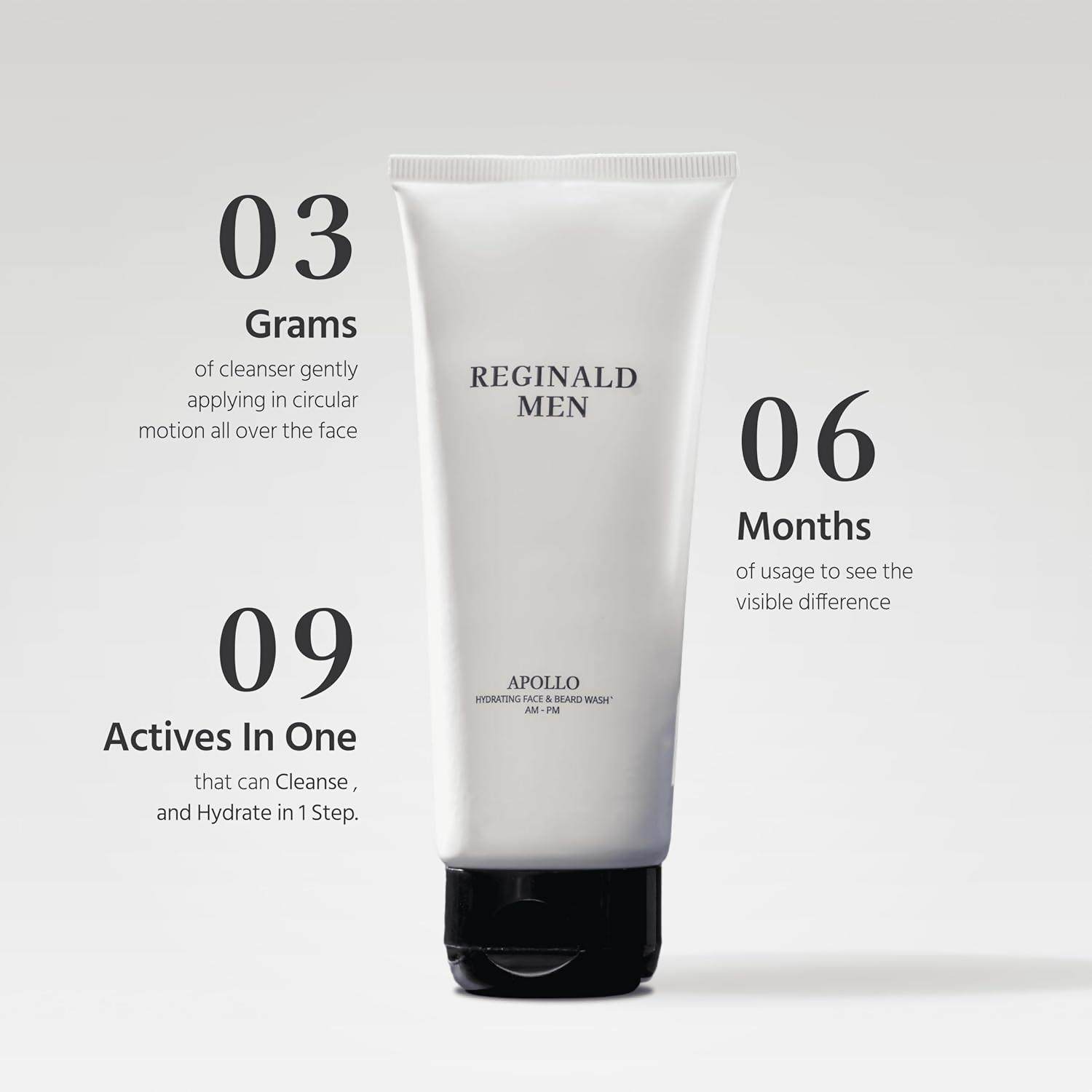 Reginald Men Apollo - Brightening Face Wash | Grocsy