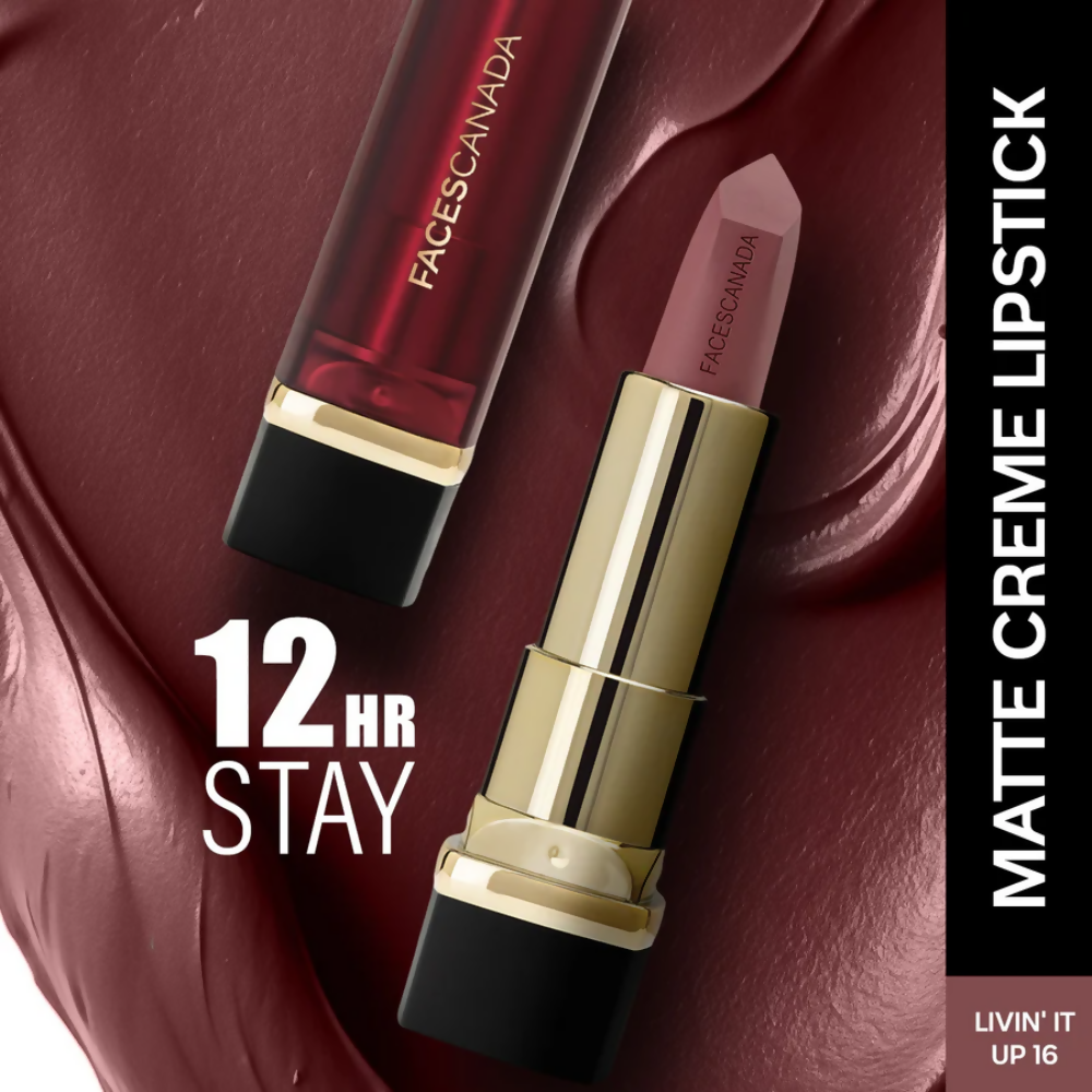 Faces Canada Comfy Matte Creme Lipstick - Livin It Up 16 | Grocsy