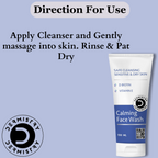 Dermistry Sensitive & Dry Skin Care Calming Soothing Face Wash Safe Cleansing D Biotin & Vitamin E | Grocsy