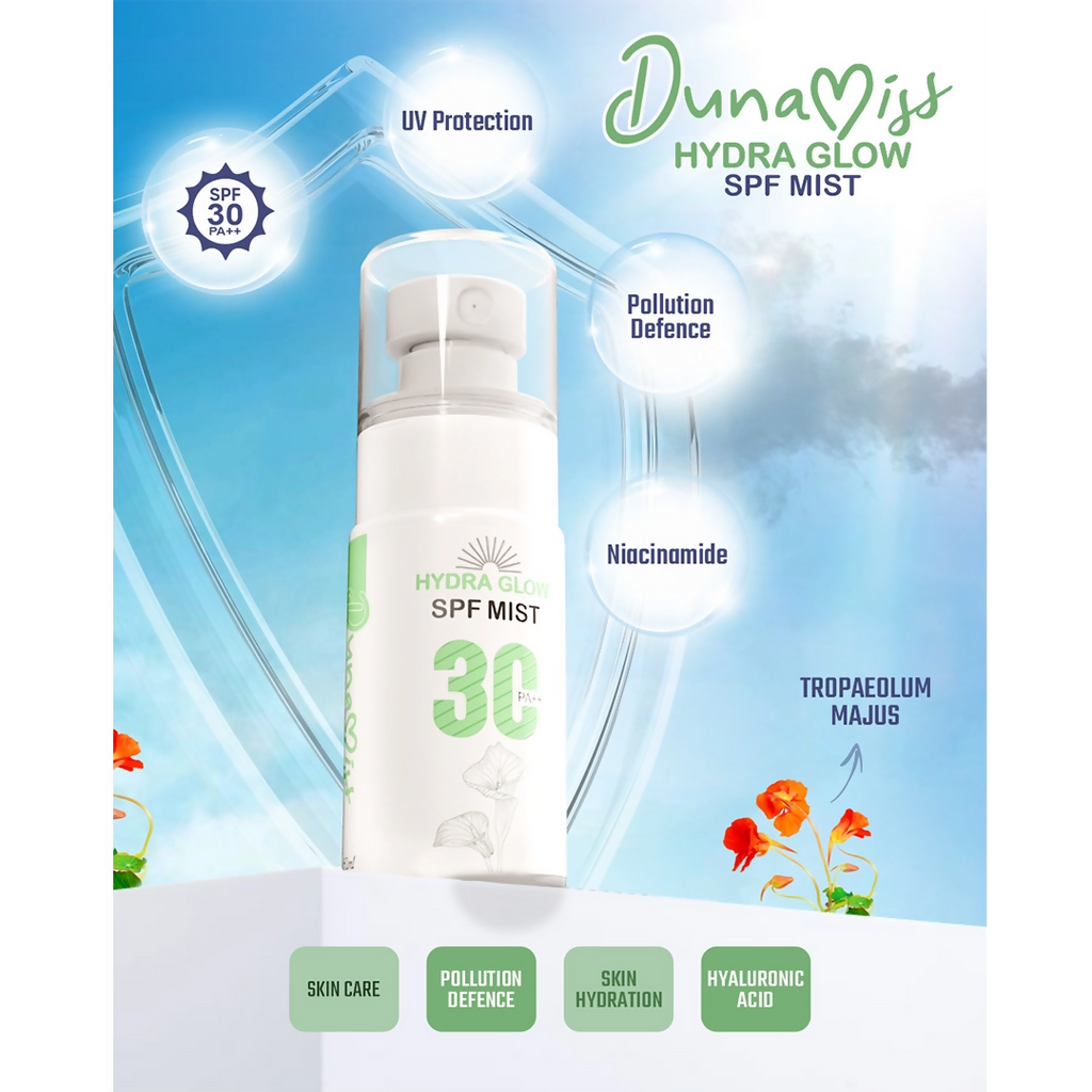 Dunamiss Hydra Glow SPF Mist | Grocsy