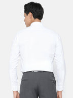 Ramraj Cotton Mens Full Sleeve Formal 100 % Cotton White Shirt | Grocsy