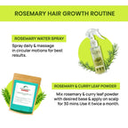 Alps Goodness Rosemary Hair Renewal Duo with Rosemary Water Spray and Rosemary & Curry Leaf Powder - Hair Growth Expert | Grocsy