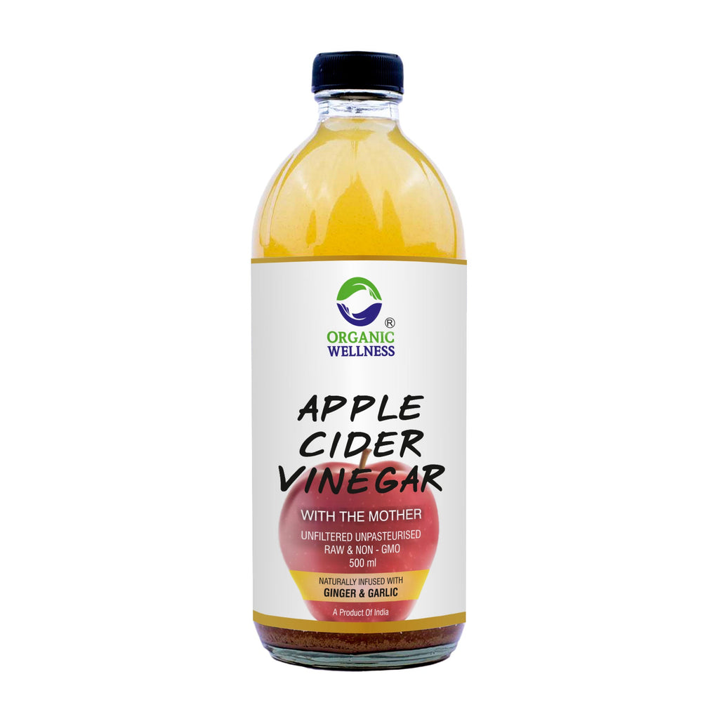 Organic Wellness Apple Cider Vinegar with Mother, Ginger & Garlic | Grocsy