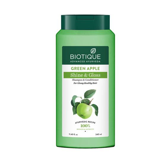 Biotique Bio Green Apple Shampoo & Conditioner | Grocsy