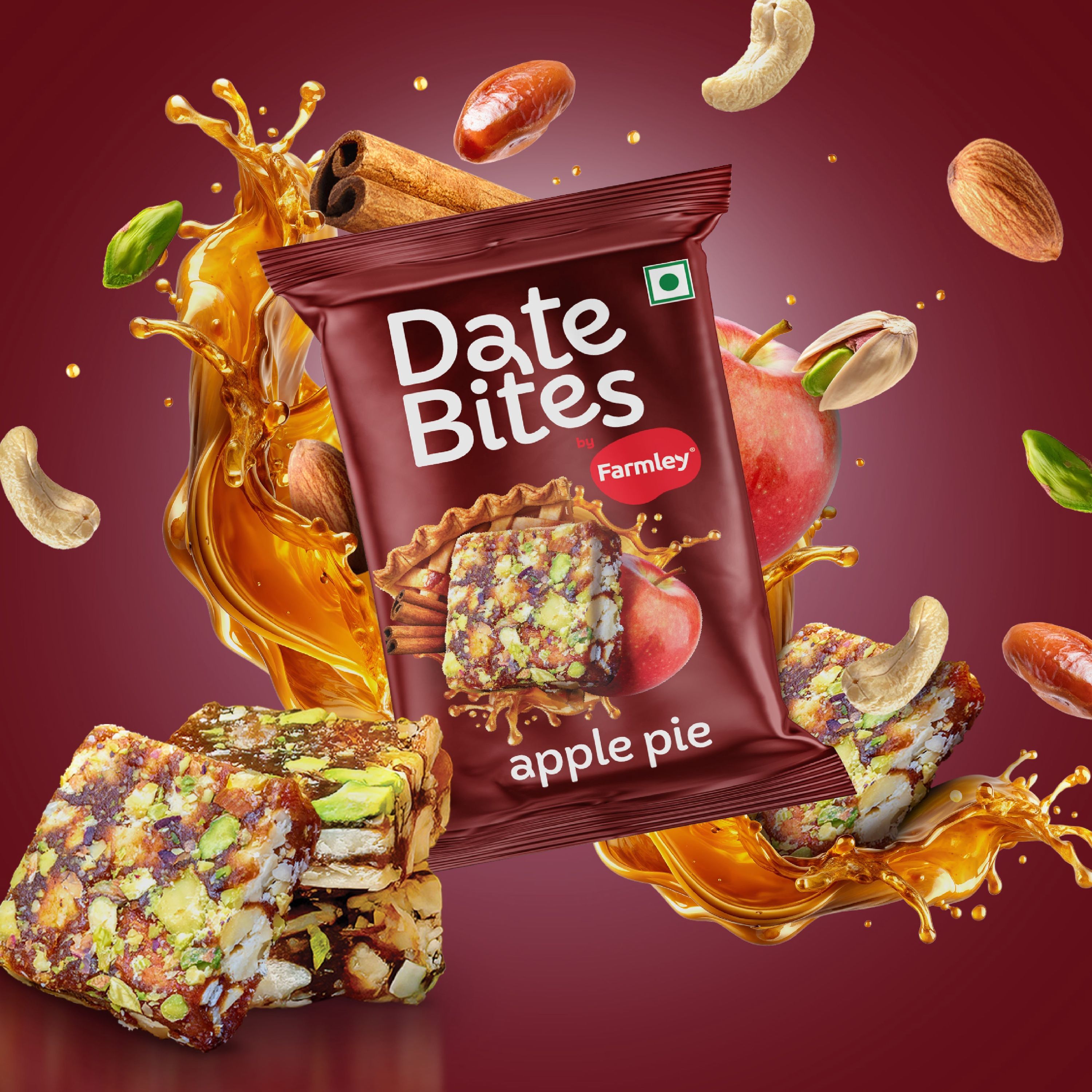 Farmley Date bites pack of 18- All Flavors | Grocsy