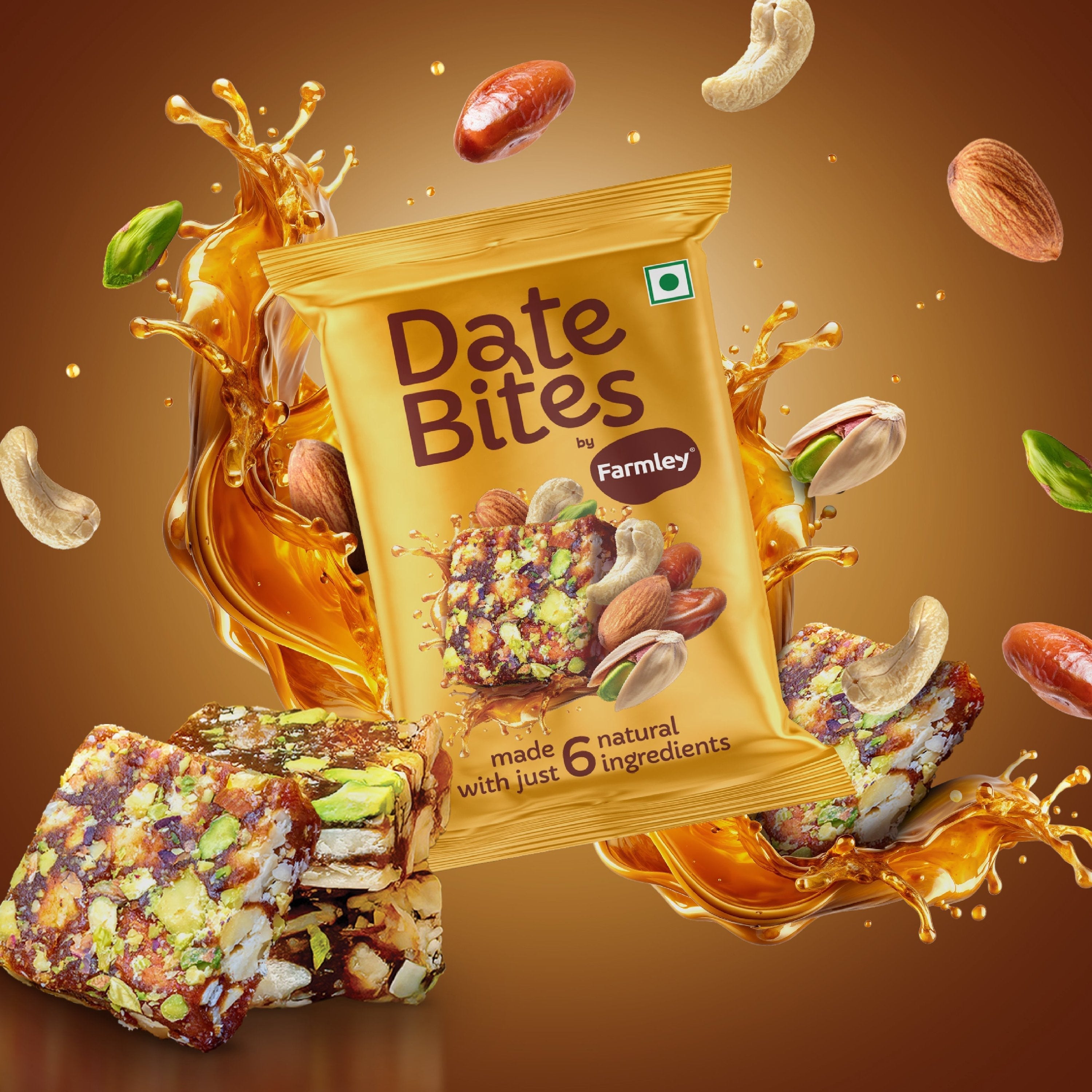 Farmley Date bites pack of 18- All Flavors | Grocsy