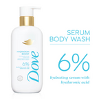 Dove 6% Hydrating Serum With Hyaluronic Acid Hydration Boost Bodywash | Grocsy