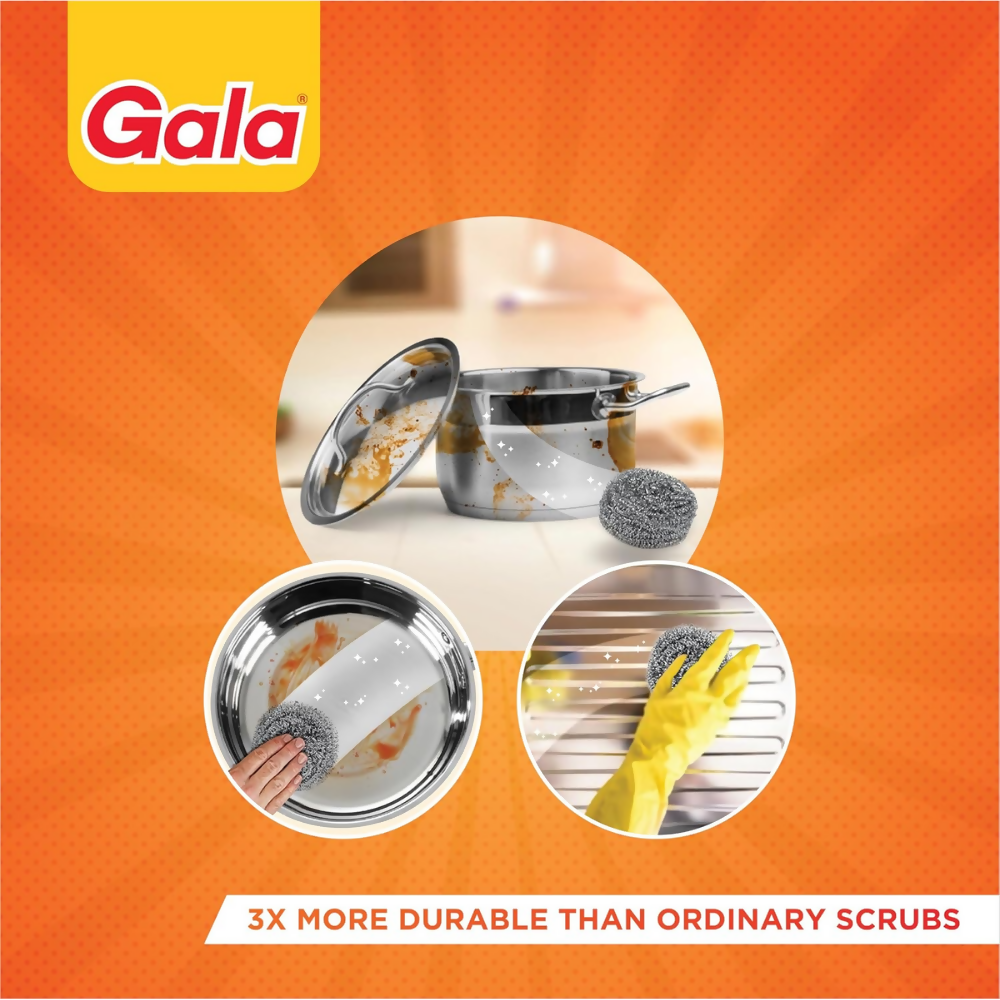 Gala Steel Scrubber | Grocsy