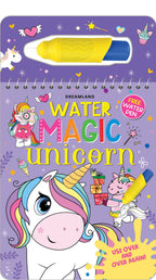 Dreamland Water Magic Unicorn- With Water Pen - Use Over and Over Again : Children Drawing, Painting & Colouring Spiral Binding | Grocsy